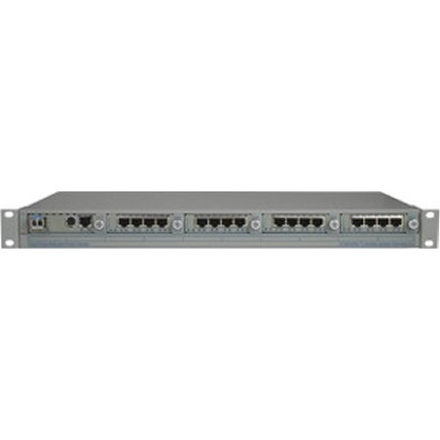 Omnitron Systems Technology2431-2-44W - iConverter 16xT1/E1 MUX + 1000 RJ-45 to SM/SC/SF Tx1550/Rx1310/40km 2x48VDC Wide