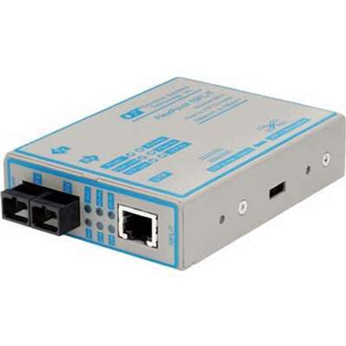 Omnitron Systems Technology4303-1 - FlexPoint 10FL/T 10 RJ-45 to 10 Fiber MM/SC 850nm/2km AC Power Supply