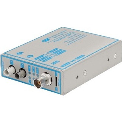Omnitron Systems Technology4310-2 - FlexPoint 10FL/2 10 Coax to 10 Fiber MM/ST 850nm/2km Universal Power Supply