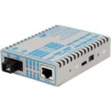 Omnitron Systems Technology4357-11 - FlexPoint 10/100 RJ-45 to 100 Fiber SM/SC/SF Tx1310nm/Rx1550nm/20km AC PS