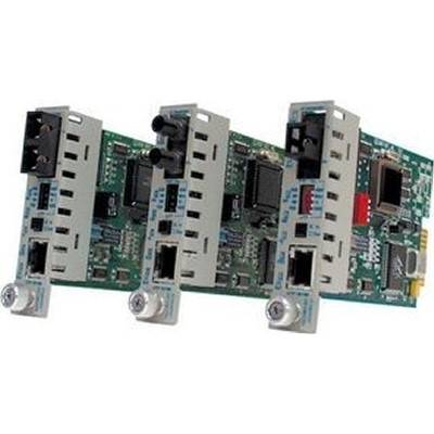 Omnitron Systems Technology8384-0 - iConverter 10/100 RJ-45 to 100 Fiber MM/MT-RJ 1310nm/5km Plug-in Module