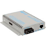 Omnitron Systems Technology8522N-0-F - iConverter GX/T2 10/100/1000 RJ-45 to 1000 Fiber MM/SC 850nm/220m DC Terminal