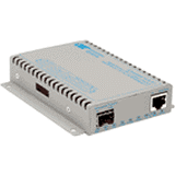 Omnitron Systems Technology8539N-0-F - iConverter GX/T2 10/100/1000 RJ-45 to 100/1000 Fiber SFP DC Term Wall Mount