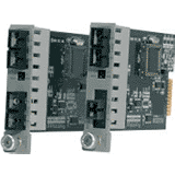 Omnitron Systems Technology8640-1 - iConverter 1000FF 1000 MM/ST 850nm/220m to 1000 SM/ST 1310nm/220m Plug-in Module