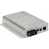 Omnitron Systems Technology8703-1-DW - iConverter T1/E1 RJ-45/48 to Fiber SM/SC 1310nm/30km AC PS Wall Mount Wide Temperature
