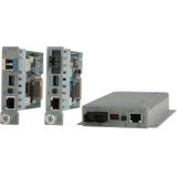 Omnitron Systems Technology8703-2-DW - iConverter T1/E1 RJ-45/48 to Fiber SM/SC 1310nm/60km AC PS Wall Mount Wide Temperature