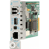 Omnitron Systems Technology8707-1-W - iConverter T1/E1 RJ-45/48 to Fiber SM/LC 1310nm/30km Plug-in Module Wide Temperature