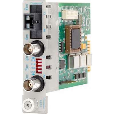Omnitron Systems Technology8750-2 - iConverter T3/E3 Coax to Fiber SM/SC/SF Tx1310/Rx1550/40km Plug-in Module