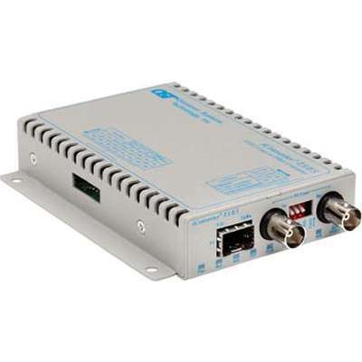 Omnitron Systems Technology8759-0-D - iConverter T3/E3 Coax to 100 Fiber SFP AC Power Supply Wall Mount