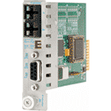 Omnitron Systems Technology8762-0 - iConverter RS232 DB9 to Fiber MM/SC 1310nm/5km Plug-in Module