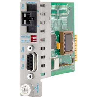 Omnitron Systems Technology8771-1 - iConverter RS232 DB9 to Fiber SM/SC/SF Tx1550/Rx1310/20km Plug-in Module