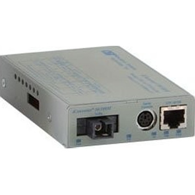 Omnitron Systems Technology8900-0-AW - iConverter 10/100M 10/100 RJ-45 to 100 Fiber MM/ST 1310nm/5km AC PS Management Wide