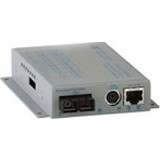 Omnitron Systems Technology8901-1-W - iConverter 10/100M 10/100 RJ-45 to 100 Fiber SM/ST 1310nm/30km Plug-in Management Wide