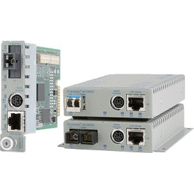 Omnitron Systems Technology8902N-0-EW - iConverter 10/100M2 10/100 RJ-45 to 100 Fiber MM/SC 1310nm/5km Universal PS Management Wide
