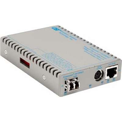 Omnitron Systems Technology8907N-1 - iConverter 10/100M2 10/100 RJ-45 to 100 Fiber SM/LC 1310nm/30km Plug-in Management