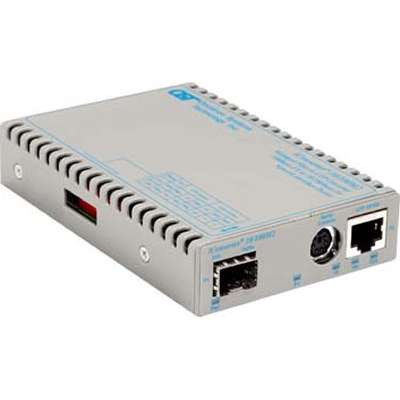 Omnitron Systems Technology8919N-0-A - iConverter 10/100M2 10/100 RJ-45 to 100 Fiber SFP AC Power Supply Management