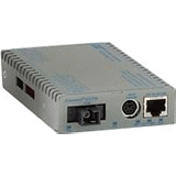 Omnitron Systems Technology8923-1-A - iConverter GX/TM 10/100/1000 RJ-45 to 1000 SM/SC 1310nm/12km AC Power Supply Management