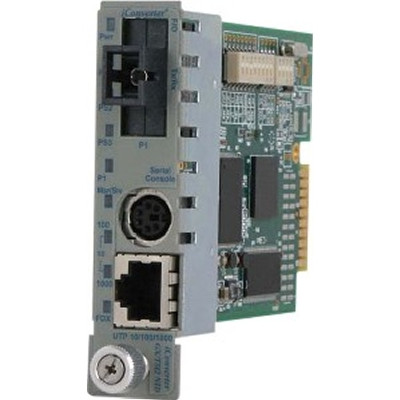 Omnitron Systems Technology8923N-3 - iConverter GX/TM2 10/100/1000 RJ-45 to 1000 SM/SC 1550nm/80km Plug-in Management