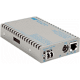 Omnitron Systems Technology8927N-1-CW - iConverter GX/TM2 10/100/1000 RJ-45 to 1000 MM/LC 1310nm/12km DC PS Management Wide