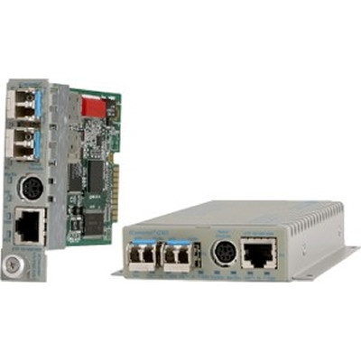 Omnitron Systems Technology8989P-0W - Iconverter GM3 10/100/1000T to 10/100/1000T Plug-In Wide Temperature