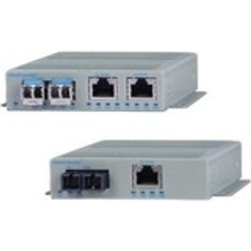 Omnitron Systems Technology9359-1-21Z - Omniconverter Fpoe/SL 2x 100 SFP to 2x 10/100 PoE Us AC Extended Temperature