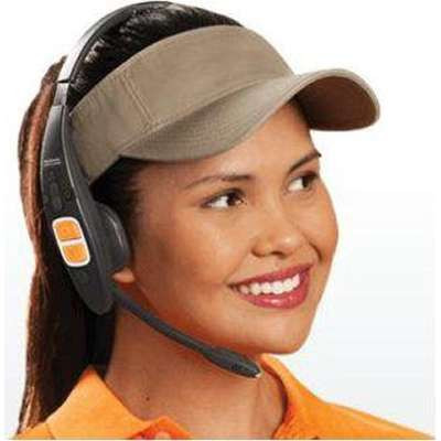 PanasonicP7200 - Low Profile Lite Weight Ear PIece Headset for Belt Pack