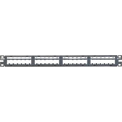 PANDUITCPPL24M6BLY - Panduit 6-pack Patch Panel 24 Port Black