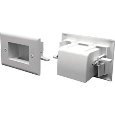 Peerless IndustriesIBA4-W - Easy Mount Recessed Cable PLT White
