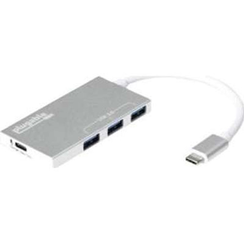 Plugable TechnologiesUSBC-HUB3P - Plugable USB-C 3-Port USB Hub USB-C to USB-A W Pass-Thru Charging