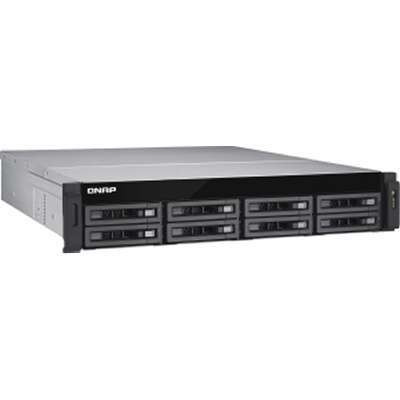 QNAPTS-EC880U-RP-US - 8-Bay ISCSI NAS 2U SATA 6G Xeon E3-1200 V3 3.4G QC 4GB Max 32GB