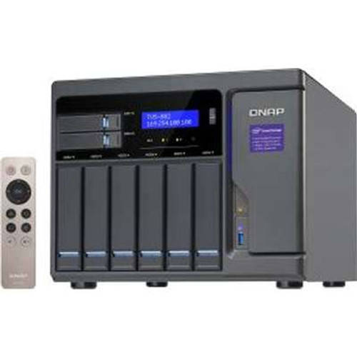 QNAPTVS882I516G450WUS - High Performance 8-Bay 6+2 NAS/ISCSI IP-San Intel Skylake