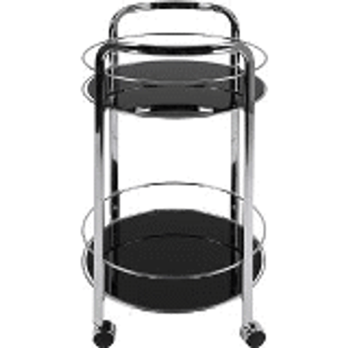 QVS38436106 - Atlantic 2-pack Dar Daisy Metal Stool Color Black