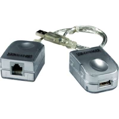 QVSUSB-C5EXT - USB Enhanced CAT5/6 Active Repeater for Up to 150FT