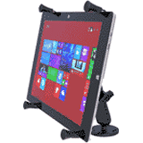 Ram MountsRAM-B-101-C-UN11U - Flat Surface Mount with LONG Double Socket Arm & Universal X-Grip for 12" Tablets
