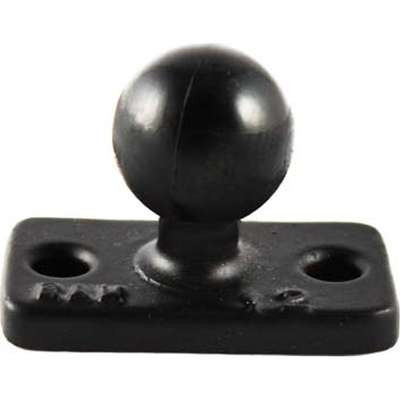 Ram MountsRAM-B-202U-12 - RAM B Size 1" Ball and Rectangular Plate with 1.5" 2-Hole Pattern