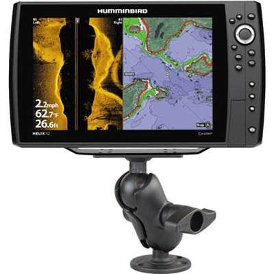 Ram MountsRAMD20225C202U - RAM D Size 2.25" Ball Mount with 3.68" Round Base & 2"x 5" Rectangular Plate