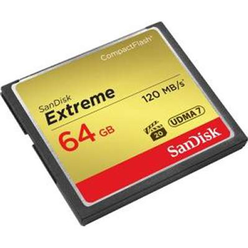 SanDiskSDCFXS-064G-A46 - 64GB Extreme CompactFlash Card