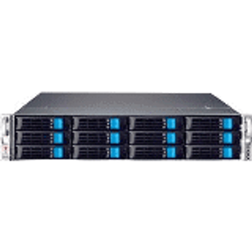 Sans DigitalKT-EN212L1224S - Elitenas EN212L12-2U 12 Bay 4 NIC 12G Hardware RAID 6 NAS + ISCSI Rackmount Serverwith 12