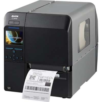 SATOWWCL00281 - CL408NX Base Model Printer + WLAN with Dispenser & Rewinder 203dpi