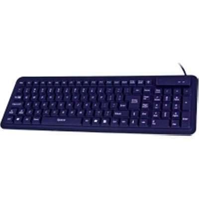 Seal ShieldSW106G2 - Seal Glowtm Medical Grade Silicone Keyboard-Backlit Dishwasher Safe & Antimicrobial