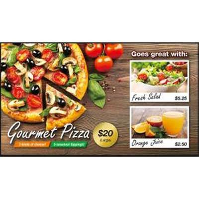 SharpPN-R606 - 60" Class Pro LCD Display 24/7 Display Port Fanless HDMI