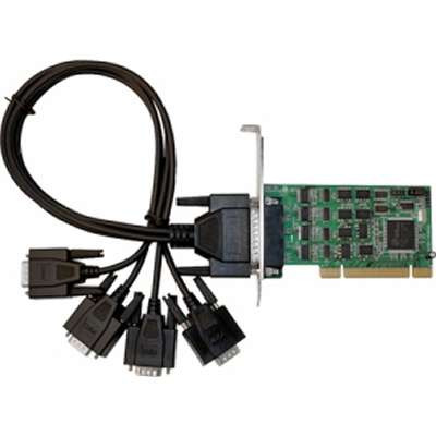 SIIG Inc.ID-P40011-S1 - 4 Port DB9 Ser UPCI RS232 RS422 RS485 DP Indstrl Adapter 3KV Isoltn