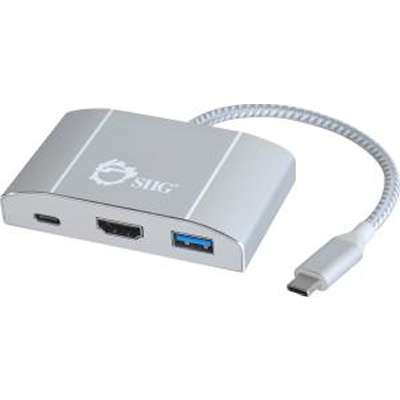SIIG Inc. JU-H30612-S1 -  SIIG AC Ju-H30612-S1 USB 3.1 Type-C W HDMI & PD Charging Adapter 4K Ready RTL