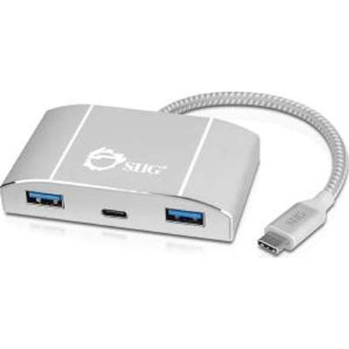 SIIG Inc. JU-H30C11-S1 -  USBC to 4 Port USB3 Hub PD Charging 3A/1C