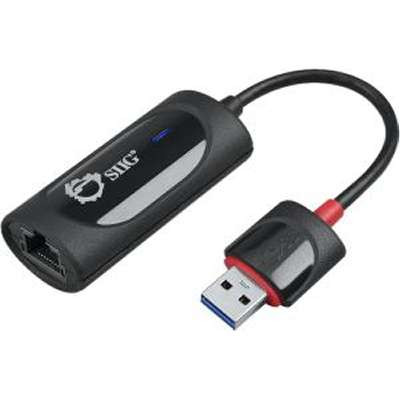 SIIG Inc. JU-NE0611-S2 -  Superspeed USB 3.0 Gigabit LAN Adapter Black