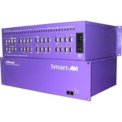 Smart-AVI AV16X16S -  Avrouter 16X16 Routes 16 UXGA to 16 Remote Monitors