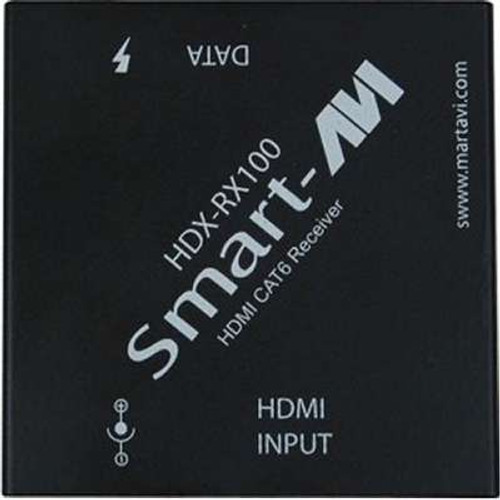 Smart-AVI HDX-RX100S -  HDMI Receiver Over A Single CAT6 STP Cable. Includes: HDX-RX100 and (PS5VD2A)