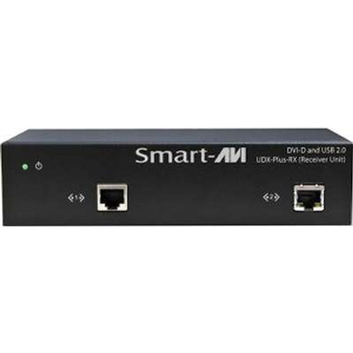 Smart-AVI UDX-PRX -  DVI-D/USB 2.0 CAT6 STP Receiver with Reclocking. Includes: Udx-PRX PS5VD4A