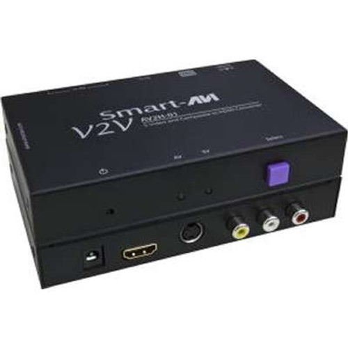 Smart-AVI V2V-AV2H-01S -  Svideo Composite Video and Audio to HDMI Converter