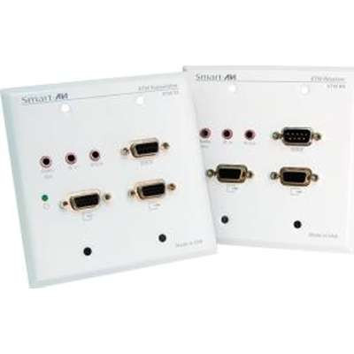 Smart-AVI XTWALLS -  UXGA/YUV/Yc Audio RS-232 IR Wall Plate CAT5 Extender